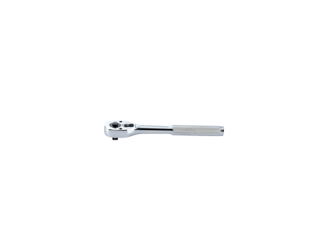 King Tony - GRZECHOTKA Z PRZYCISKIEM 3/8" 32 ZĘBY 200mm UCHWYT MOLETOWANY - 3761-08F