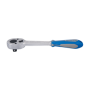 King Tony - GRZECHOTKA UCHYLNA 3/8" 32 ZĘBY 200mm UCHWYT GUMOWY, BLOKADA - 3774-08G - 2