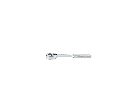 King Tony - GRZECHOTKA 3/8" 32 ZĘBY 200mm UCHWYT MOLETOWANY, BLOKADA - 3779-08F