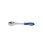 King Tony - GRZECHOTKA 3/8" 32 ZĘBY 200mm UCHWYT GUMOWY, BLOKADA - 3779-08G - 2