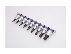 King Tony - ZESTAW NASADEK Z KOŃCÓWKĄ TORX 1/2