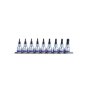 King Tony - ZESTAW NASADEK Z KOŃCÓWKĄ TORX 1/2" 9 cz. KRÓTKIE T20 - T60 ZESTAW NA SZYNIE - 4109PR10 - 2
