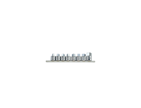 King Tony - ZESTAW NASADEK TRZPIENIOWYCH 1/2" 8 cz. KWADRAT 8 - 19mm SZYNA - 4118MR