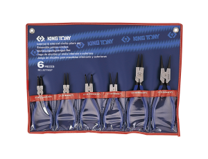 King Tony - ZESTAW SZCZYPIEC DO PIERŚCIENI SEGERA 6 SZT. ETUI - 42116GP