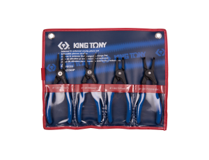 King Tony - ZESTAW SZCZYPIEC DO PIERŚCIENI SEGERA 4 SZT. ETUI - 42154GP