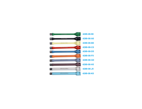 King Tony - PRZEDŁUŻKA UDAROWA 1/2" 195mm, Z OGRANICZNIKIEM MOMENTU 120Nm, Z KULKĄ - 4269-08-C0