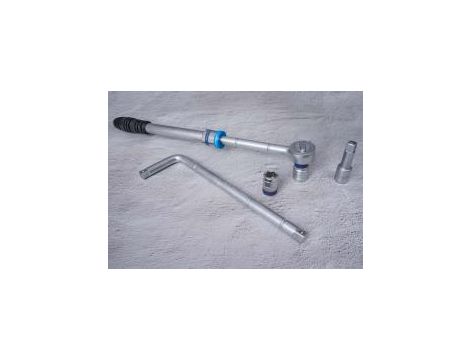 King Tony - ZESTAW NARZĘDZI 1/2" 6cz. NASADKI 6-kąt. 17 i 19mm Z GRZECHOTKĄ, POKRĘTŁEM I PRZEDŁUŻKĄ - 4306MRN - 3