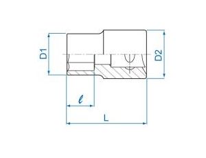 King Tony - NASADKA KRÓTKA GWIAZDKOWA 1/2