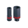 King Tony - NASADKA DŁUGA UDAROWA 1/2" CALOWA 3/8" x 80mm, 6-kąt - 443512S - 2