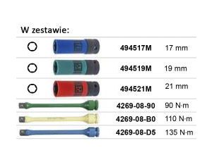 King Tony - ZESTAW NASADEK UDAROWYCH 1/2