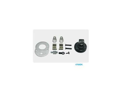 King Tony - GRZECHOTKA 1/2" 32 ZĘBY 250mm UCHWYT GUMOWY - 4768-10G - 2