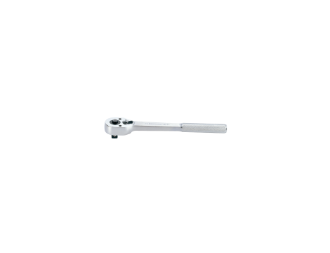 King Tony - GRZECHOTKA Z PRZYCISKIEM 1/2" 32 ZĘBY 250mm UCHWYT MOLETOWANY - 4771-10FR