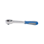 King Tony - GRZECHOTKA ZE STOPU ALUMINUM Z PRZYCISKIEM 1/2" 32 ZĘBY 250mm UCHWYT GUMOWY - 4772-10GS - 2