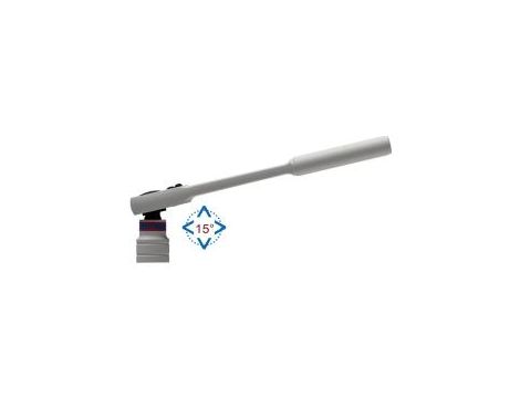 King Tony - GRZECHOTKA UCHYLNA 1/2" 32 ZĘBY 250mm UCHWYT GUMOWY - 4774-10G - 2