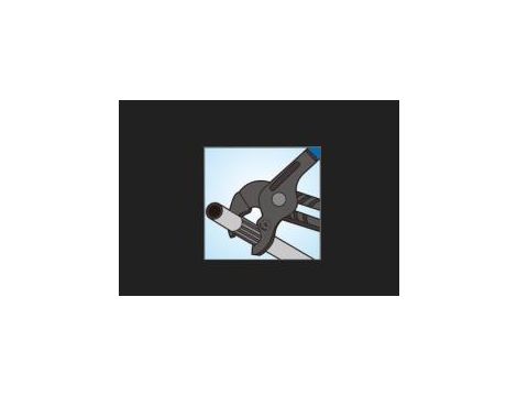 King Tony - SZCZYPCE NASTAWNE 7-POZ. UCHWYT PCV 253mm - 6511-10C - 2