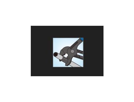 King Tony - SZCZYPCE NASTAWNE Z PRZYCISKIEM, UCHWYT PVC 200mm - 6517-08C - 2