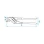 King Tony - SZCZYPCE NASTAWNE Z PRZYCISKIEM, UCHWYT PVC 266mm - 6518-10C - 3