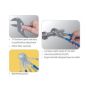 King Tony - SZCZYPCE NASTAWNE Z PRZYCISKIEM, UCHWYT PVC 266mm - 6518-10C - 4