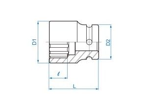 King Tony - NASADKA KRÓTKA UDAROWA 3/4