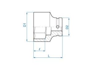 King Tony - NASADKA KRÓTKA UDAROWA 3/4