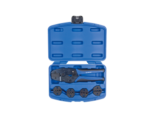 King Tony - ZACISKARKA DO KOŃCÓWEK KABLOWYCH Z WYMIENNYMI MATRYCAMI, 5 CZ. - 67G0005