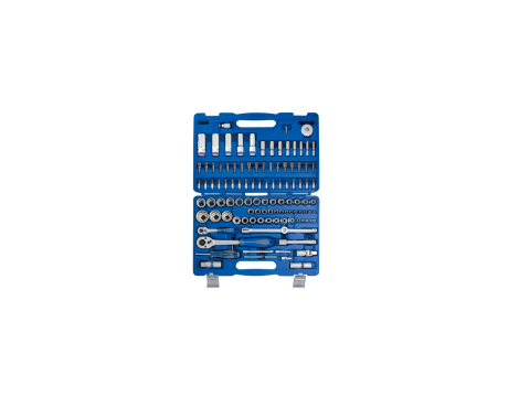 King Tony - ZESTAW NARZĘDZI KING TONY,NASADKI, BITY, WKRĘTAKI, KLUCZE, SZCZYPCE, MŁOTEK, LATARKA 110 cz. W WALIZCE - 7011MR - 2