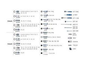 King Tony - ZESTAW NASADEK 1/4