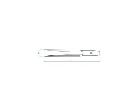 King Tony - PRZECINAK PROFILOWANY, DO ELEMENTÓW METALOWYCH 29mm x 250mm - 76729-10 - 2