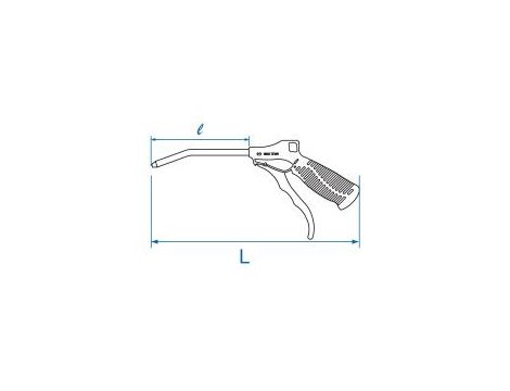 King Tony - PISTOLET DO PRZEDMUCHIWANIA 1/4" 330mm - 79900-13 - 2