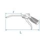 King Tony - PISTOLET DO PRZEDMUCHIWANIA 1/4" 330mm - 79900-13 - 3