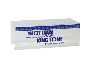 King Tony - STOJAK EKSPOZYCYJNY Z PLEXI DO 96 szt. WKRĘTAKÓW (DUŻY) - 87105