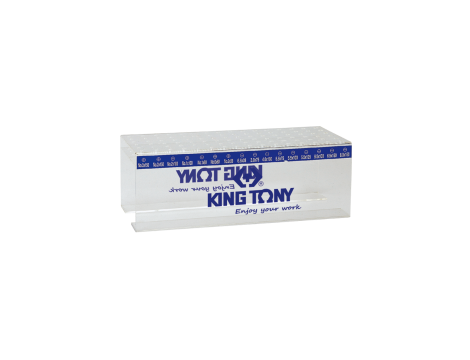 King Tony - STOJAK EKSPOZYCYJNY Z PLEXI DO 96 szt. WKRĘTAKÓW (DUŻY) - 87105