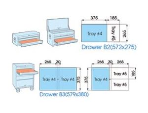 King Tony - ZESTAW KLUCZY PŁASKO-OCZKOWYCH Z GRZECHOTKĄ DWUKIERUNKOWĄ 373A 15cz. 8-22mm, Z ADAPTERAMI DO NASADEK, WKŁAD DO WÓZKA - 9-102A15MR - image 2