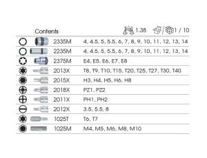 King Tony - ZESTAW NASADEK 1/4