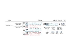 King Tony - ZESTAW NASADEK 3/8