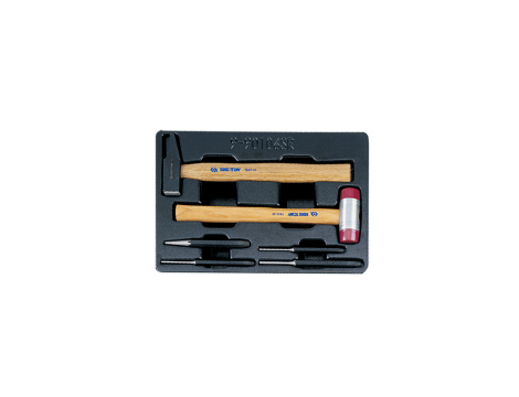 King Tony - ZESTAW NARZĘDZI, MŁOTKI, WYBIJAKI, PUNKTAKI - 76404-06 + 76405-65 + 76406-07 + 7822-30 + 76105-06 + 7842-35, WKŁAD DO WÓZKA - 9-90106SR