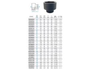 King Tony - NASADKA KRÓTKA UDAROWA 1-1/2