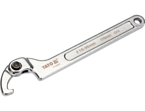 YATO - KLUCZ HAKOWY Z NOSKIEM PRZEGUB. 15-35MM - YT-01670 - 2