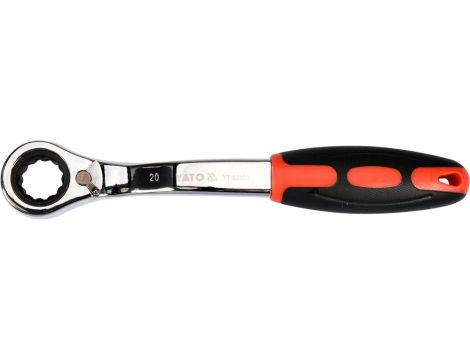 YATO - KLUCZ OCZKOWY ODGIĘTY Z GRZECHOTKĄ 20MM - YT-02382