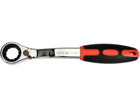 YATO - KLUCZ OCZKOWY ODGIĘTY Z GRZECHOTKĄ 21MM - YT-02383