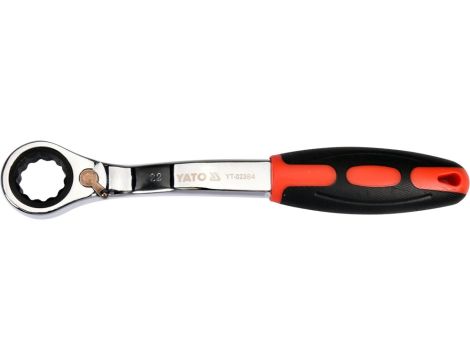 YATO - KLUCZ OCZKOWY ODGIĘTY Z GRZECHOTKĄ 22MM - YT-02384