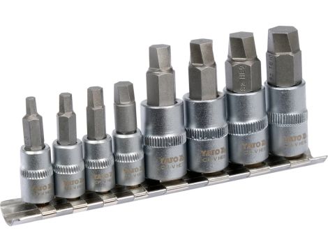 YATO - ZESTAW BITÓW DO OBROBIONYCH ŚRUB HEX - YT-04580 - 2