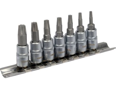 YATO - ZESTAW BITÓW DO OBROBIONYCH ŚRUB TORX - YT-04581 - 2