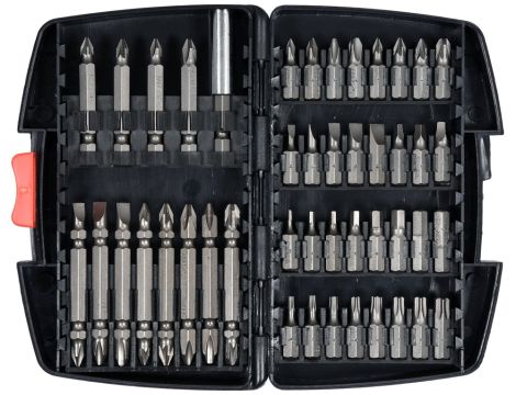 YATO - ZESTAW KOŃCÓWEK ŚRUBOKRĘTOWYCH 45 SZT. - YT-04620