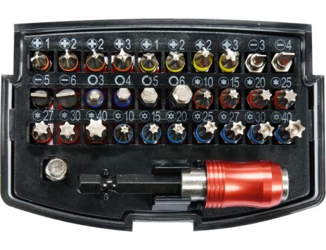 YATO - ZESTAW KOŃCÓWEK ŚRUBOKRĘTOWYCH 32 SZT. - YT-04622