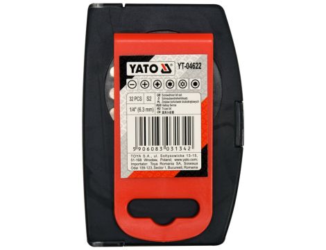 YATO - ZESTAW KOŃCÓWEK ŚRUBOKRĘTOWYCH 32 SZT. - YT-04622 - 3