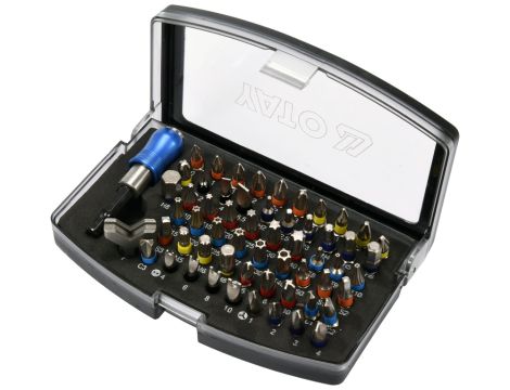 YATO - ZESTAW KOŃCÓWEK ŚRUBOKRĘTOWYCH 59 SZT. - YT-04624 - 2