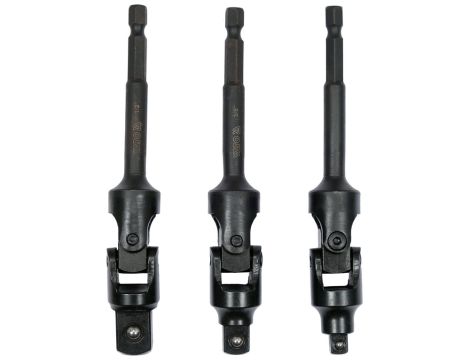 YATO - ZESTAW ADAPTERÓW Z PRZEGUBEM 3SZT. - YT-04641