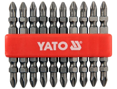 YATO - BITY OBUSTR.DO WKRĘTARKI 10SZT.PH2x65 - YT-0481