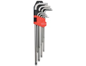 YATO - KLUCZE TORX 9CZ. T10 - T50 DŁUGIE Cr-V - YT-0512